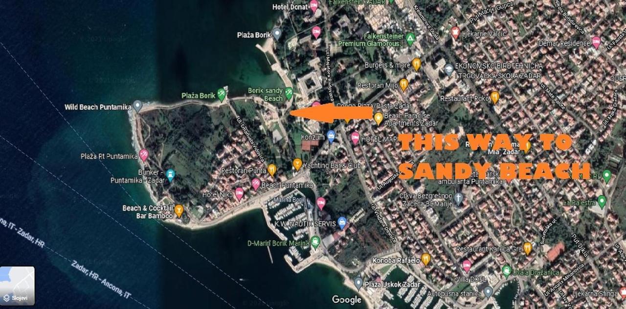 Beach Paradise Premium Leilighet Zadar Eksteriør bilde